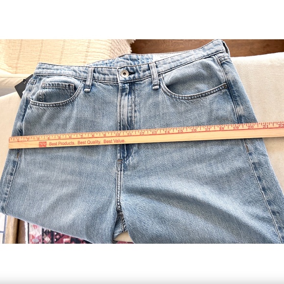 RAG & BONE Lori Mid-Rise Wide Leg Jean in Light acid Wash - NWT! - 29 - Picture 10 of 12
